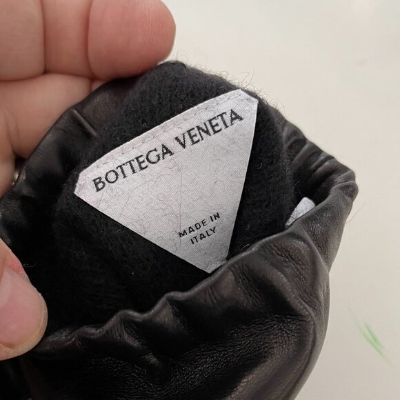 Bottega Veneta Womens Long Leather Gloves 671708, Small - Picture 6 of 12